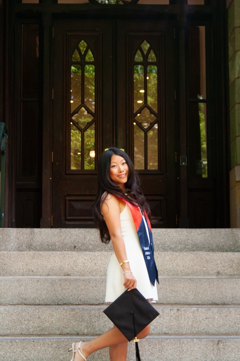 Rebekah Sun on graduation day at Penn